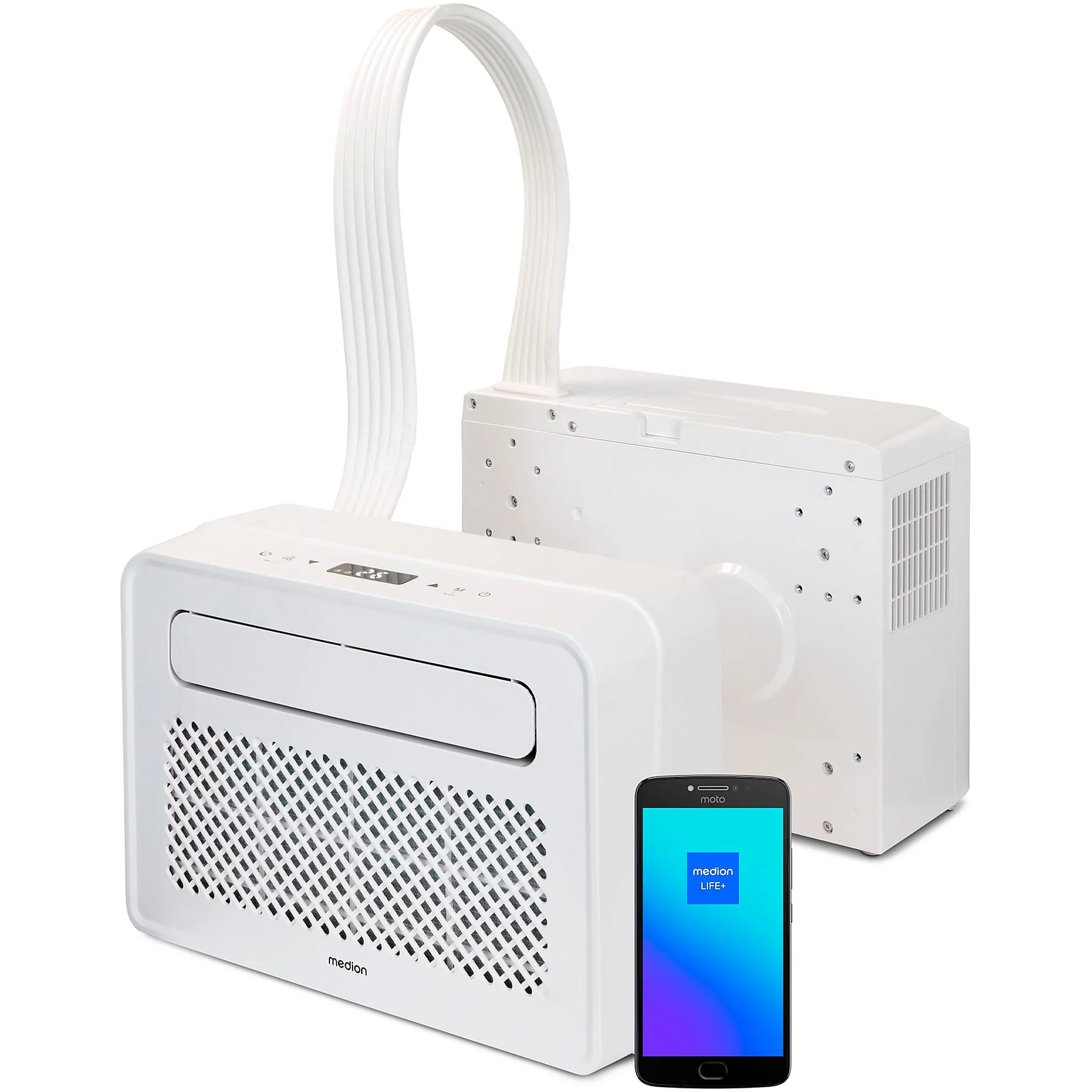 MEDION MD 37735 Aircooler weiß mobiler Luftkühler 12 qm EEK A