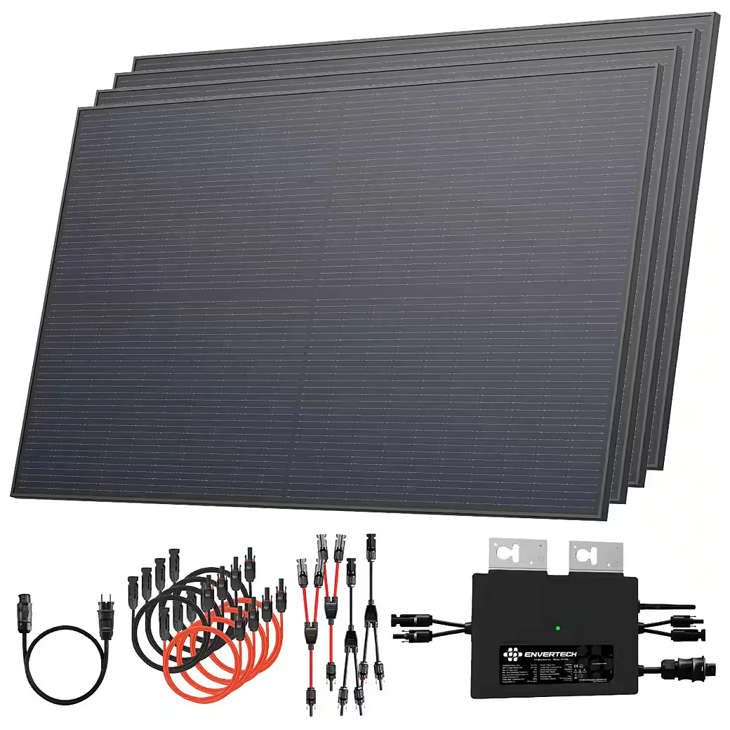 Balkonkraftwerk 2000W 800W Set für Steckdose neuer 800W Wechselrichter