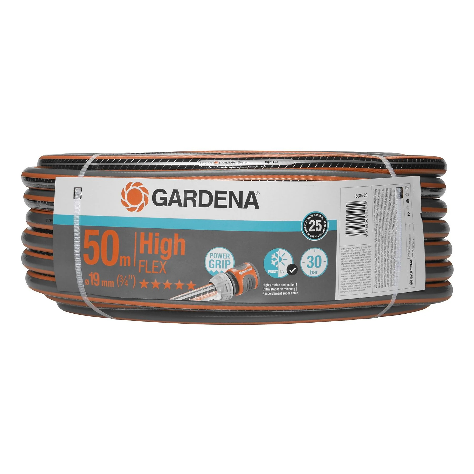 GARDENA FLEX Gartenschlauch 19 mm 50 m 18085-20 grau orange